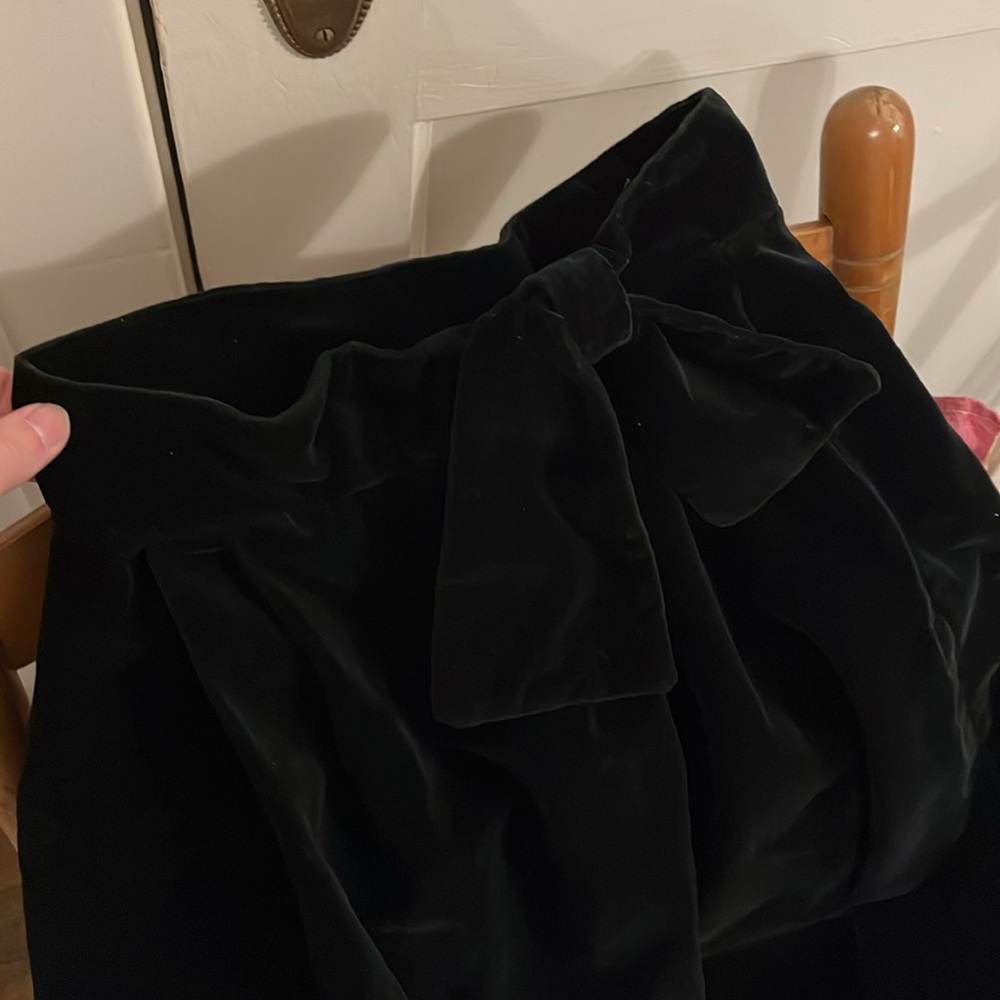Beautiful Vintage Velvet Bow Skirt